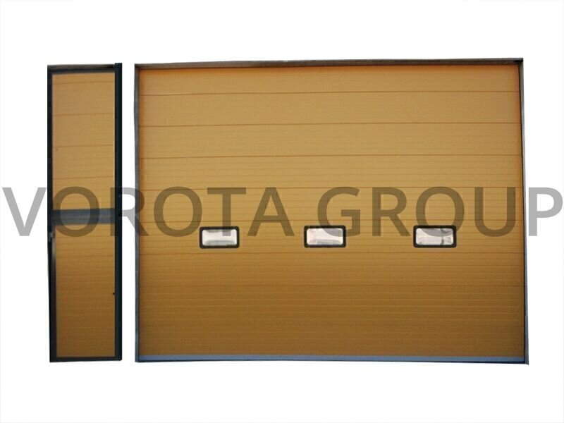 Ворота в гараж с дверью Doorhan 3500x2500