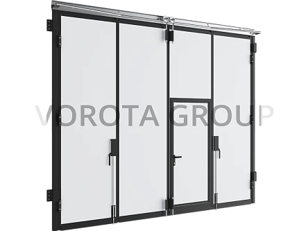 Складные гаражные ворота Doorhan промышленные 3500x2750